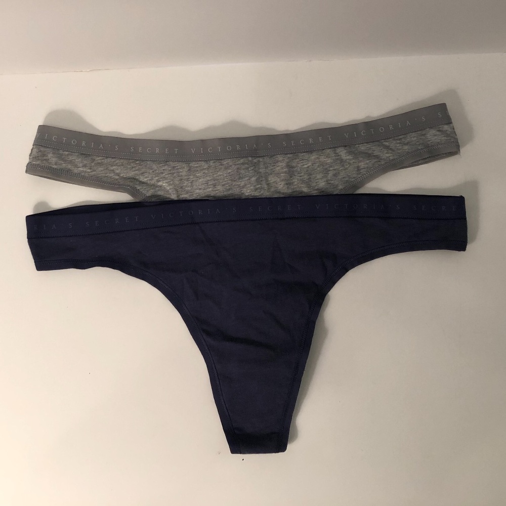 Victoria’s Secret Thong Cotton  Underwear Set of 2